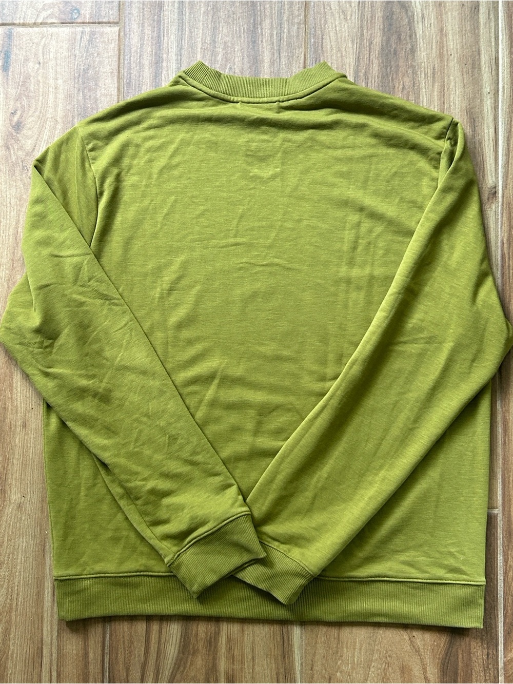 All in Motion Men’s Crewneck Sweatshirt Size Large Green Athletic Pullover - Picture 2 of 3
